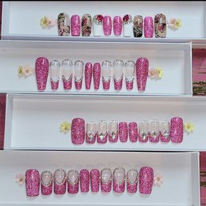 3 Sets $20 each Flash Effect Press Ons